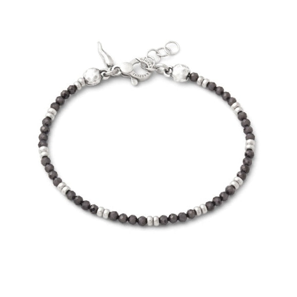 Bracciale Beat Spinello Nero in Argento-Bracciali-RASPINI-Gioielleria Granarelli
