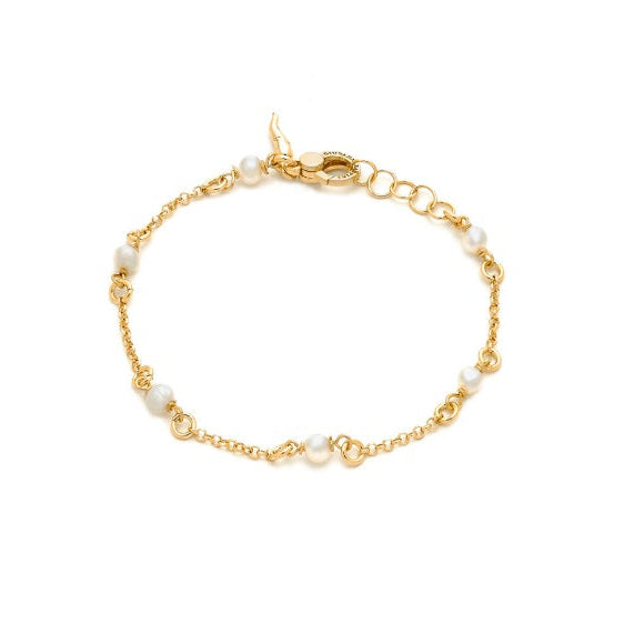 Bracciale Joy Perle Dorato cm. 21