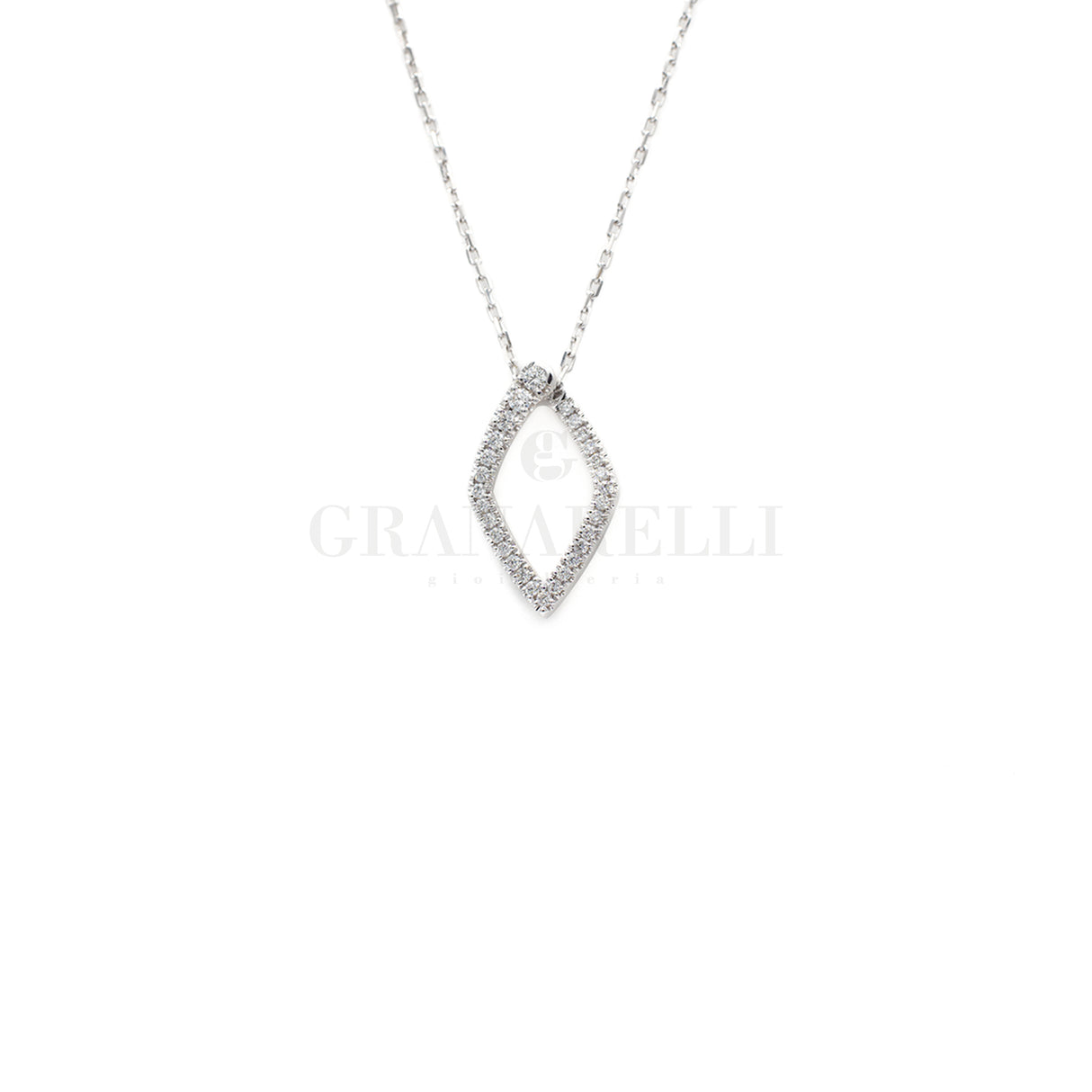 Girocollo Diamanti in oro Bianco-Girocolli-CRIVELLI-Gioielleria Granarelli
