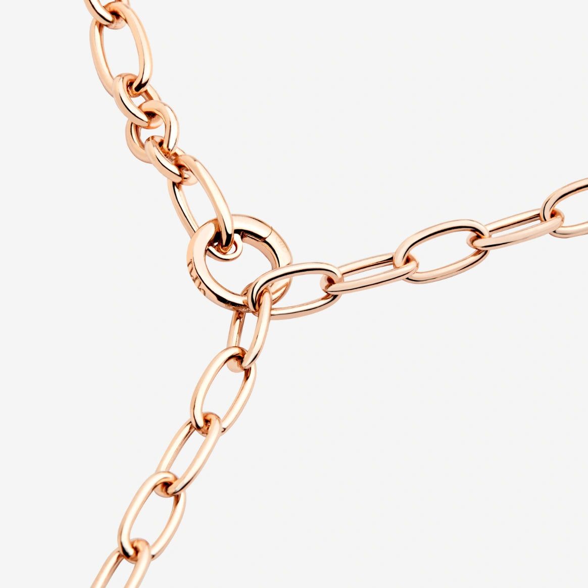 Collana DoDo Essentials Maglia Argento dorato Oro Rosa-Girocolli-DODO-Gioielleria Granarelli