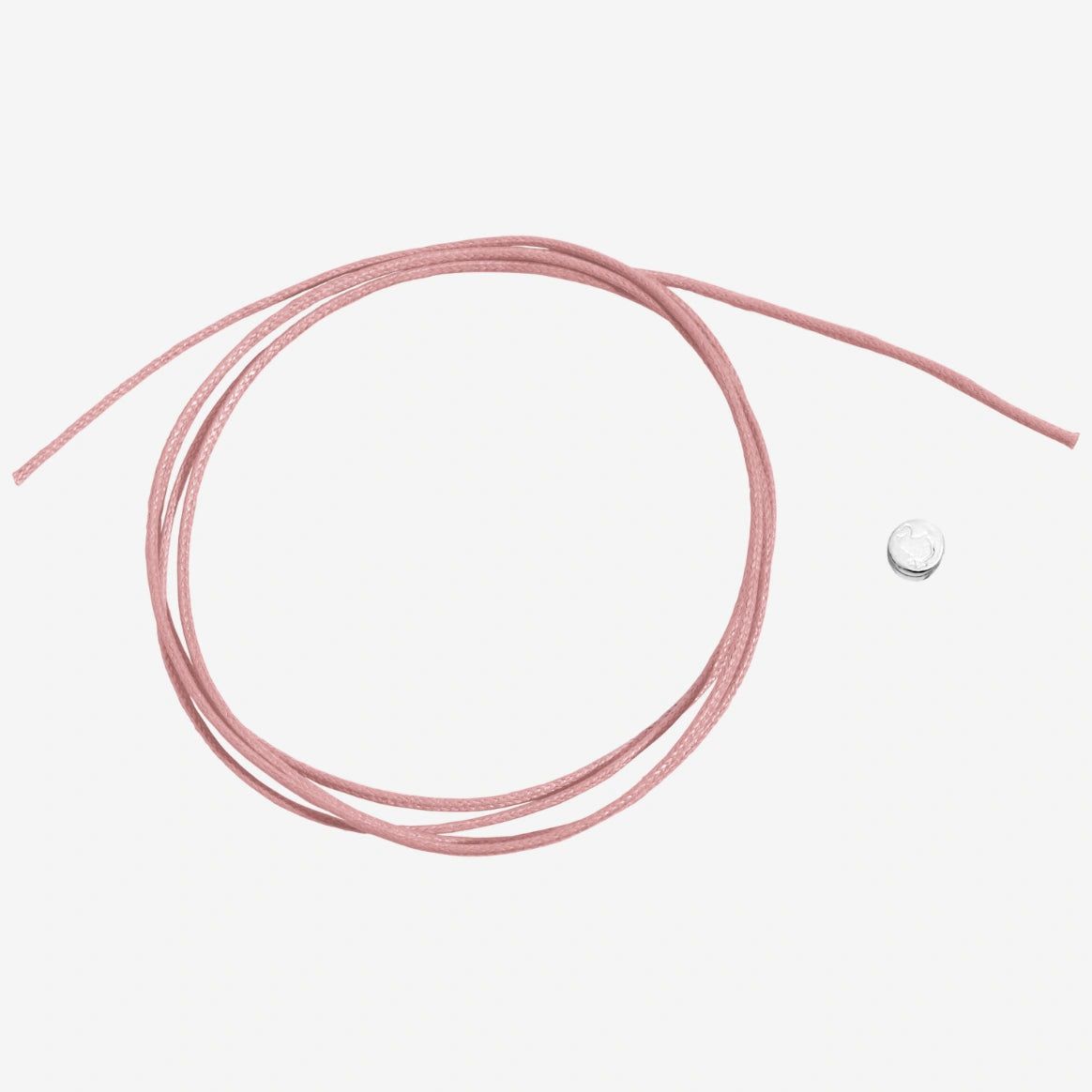 Componente Dodo Cordino Sottile Rosa Antico-Bracciali-DODO-Gioielleria Granarelli