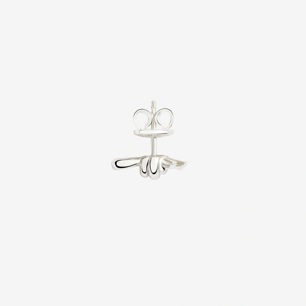 Dodo Silver Node Earring - Links