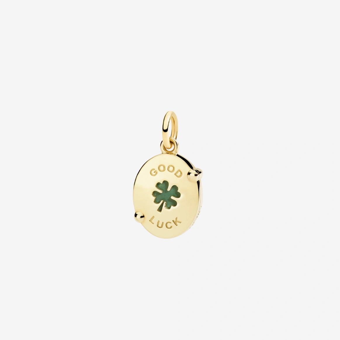 Charm DoDo Cammeo Oro giallo e Porcellana