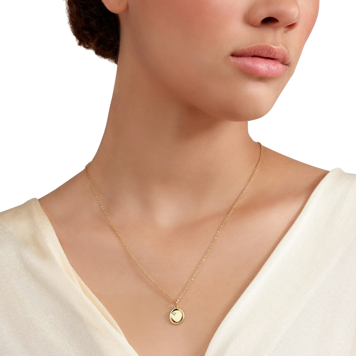 Charm DoDo Sigillo Oro Giallo e Diamante Bianco