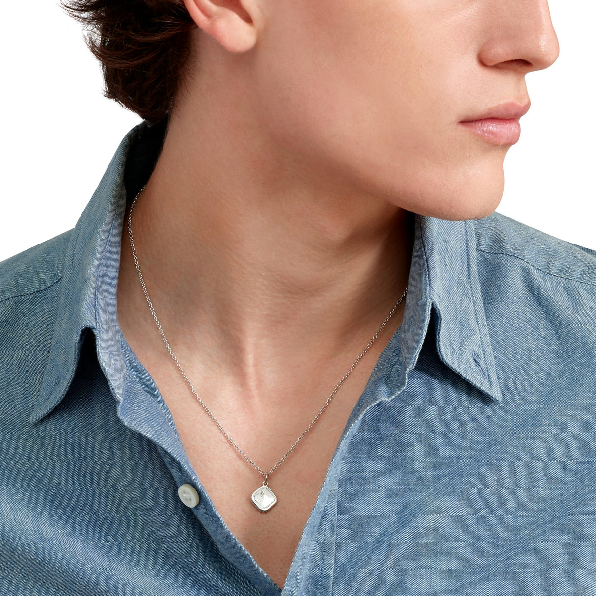 Charm DoDo Sigillo Argento e Diamante Bianco