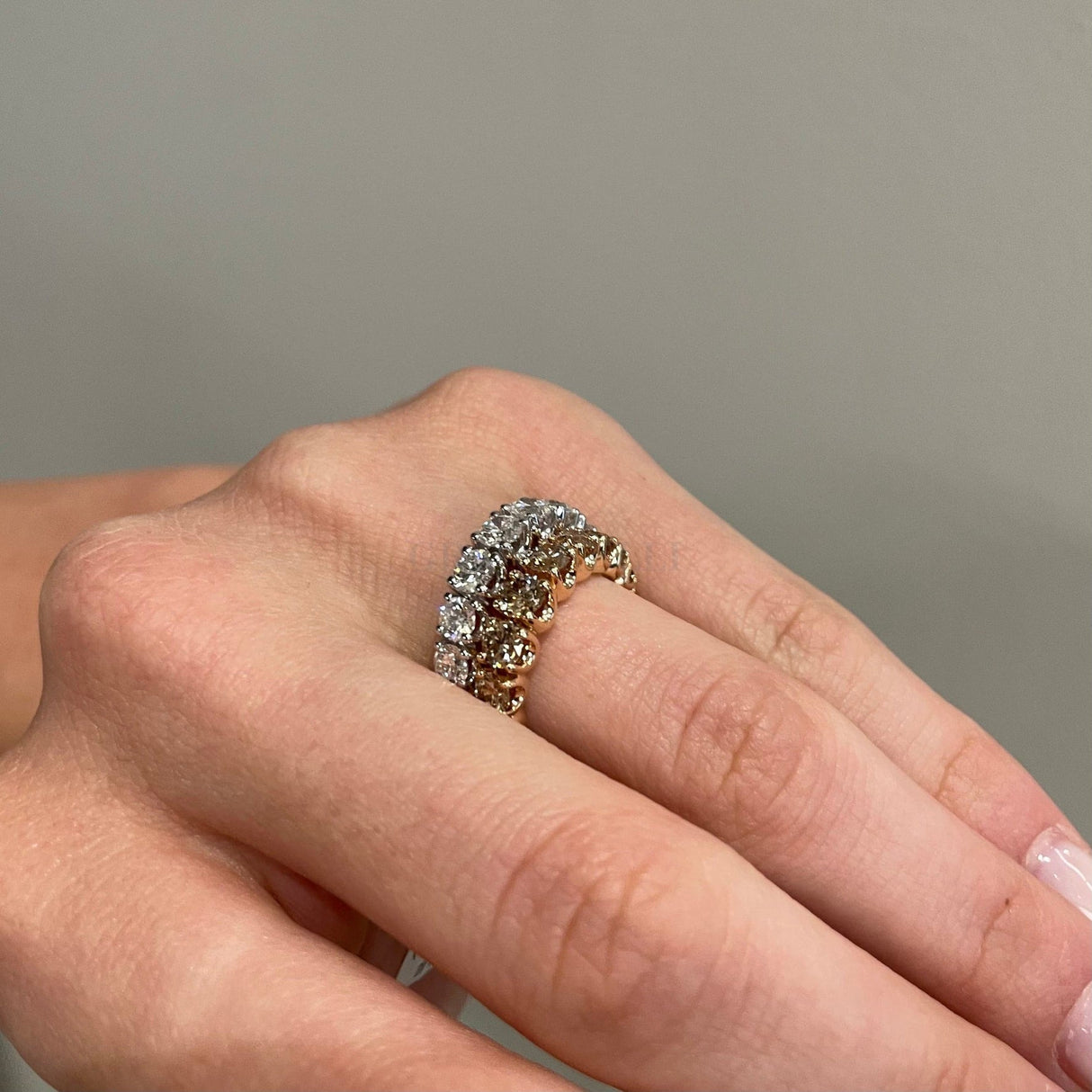 Fedina Scalata Oro Bianco e Diamanti Bianchi 1.63ct