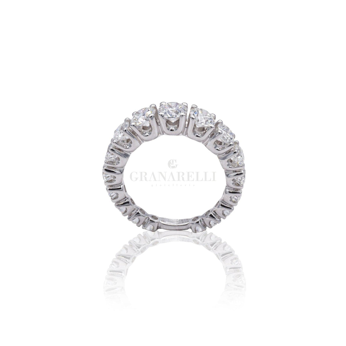 Fedina Scalata Oro Bianco e Diamanti Bianchi 1.63ct