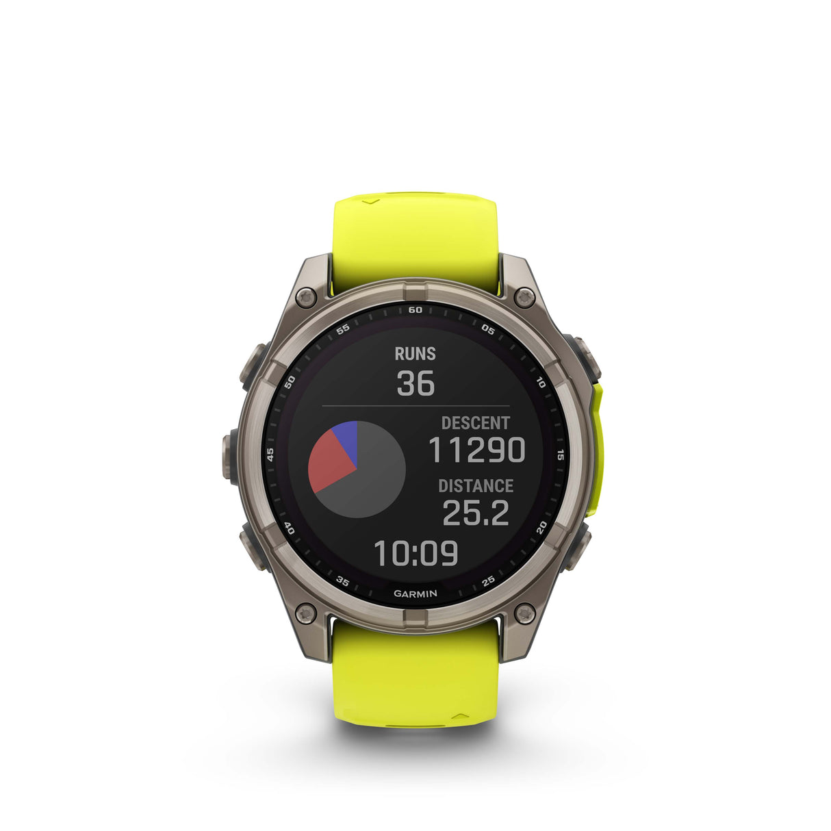 fēnix® 8 - 47 mm, Solar Vetro Zaffiro cinturino giallo-Orologi-GARMIN-Gioielleria Granarelli