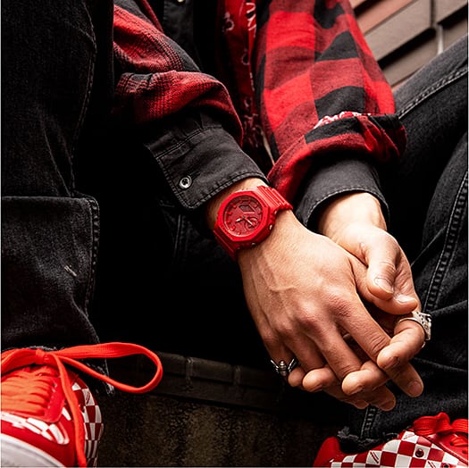 Casio G-Shock Classic Rosso-Orologi-CASIO-Gioielleria Granarelli