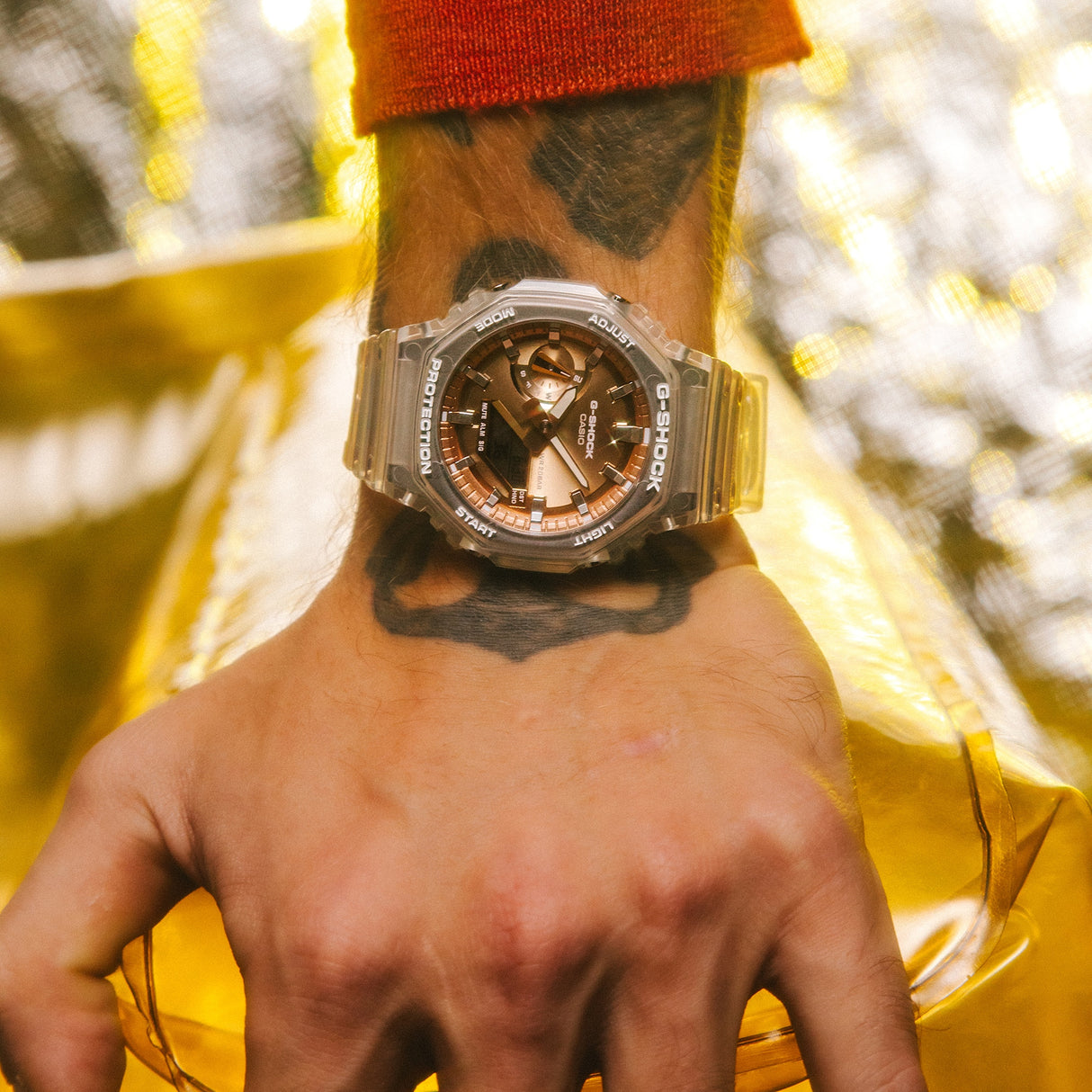 Classic Serie Ga-2100 Trasparente Rosa