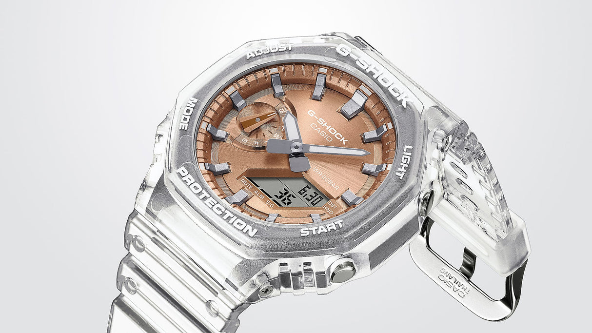Classic Serie Ga-2100 Trasparente Rosa