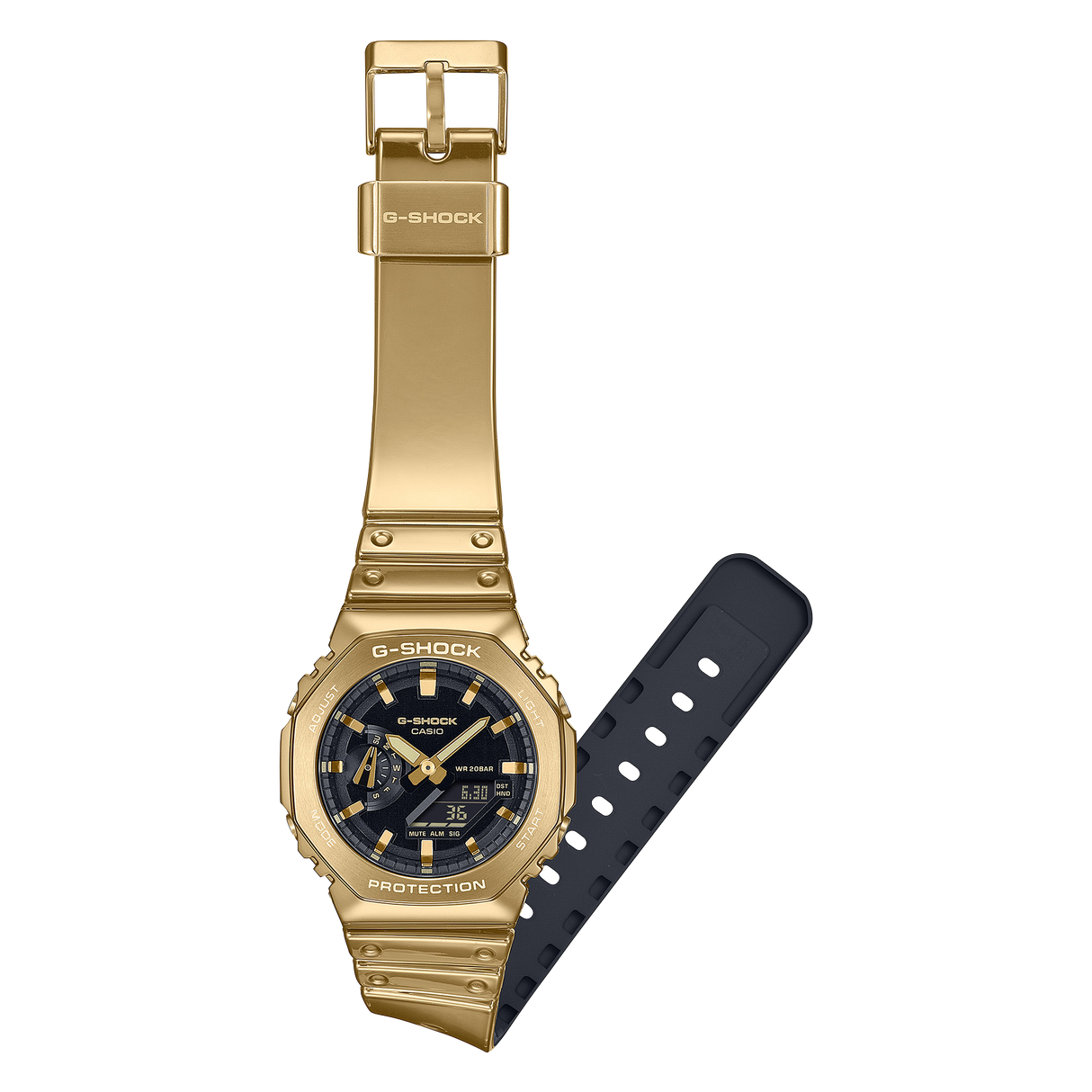 Casio G-Shock G-Steel Nero Dorato-Orologi-CASIO-Gioielleria Granarelli