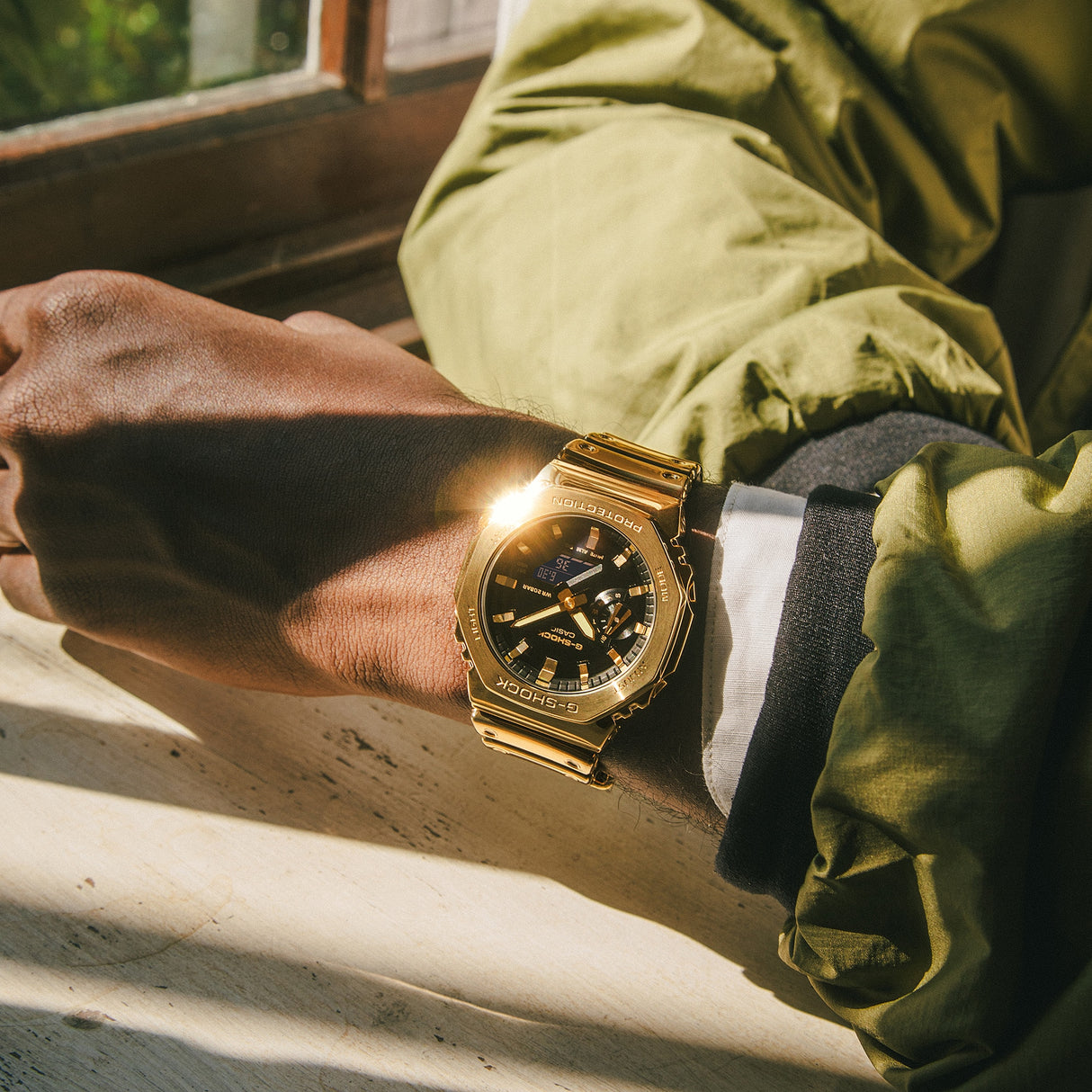 Casio G-Shock G-Steel Nero Dorato-Orologi-CASIO-Gioielleria Granarelli