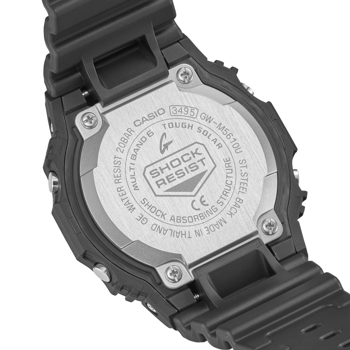 G-Shock Serie GW-M561 Nero filo Rosso