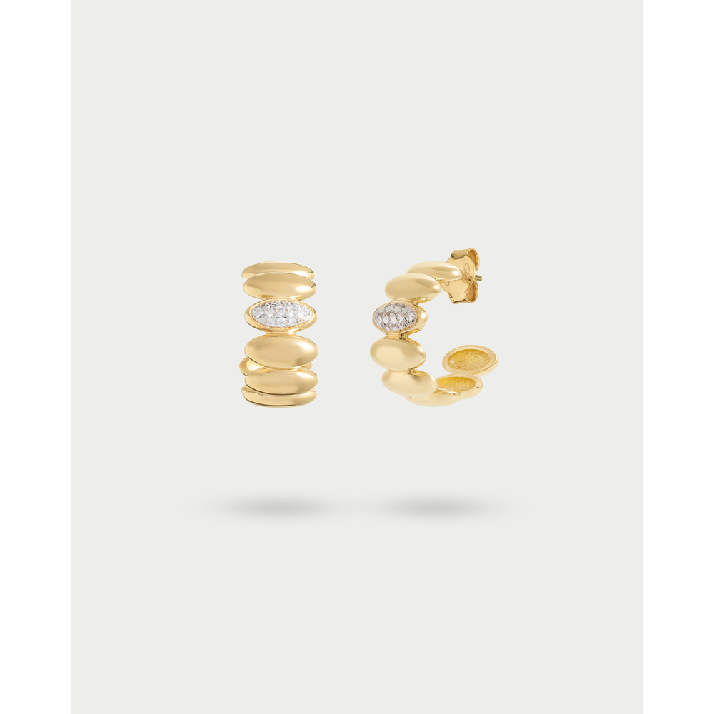 Orecchini Loop Eclissi-Orecchini-RUE DES MILLE-Gioielleria Granarelli