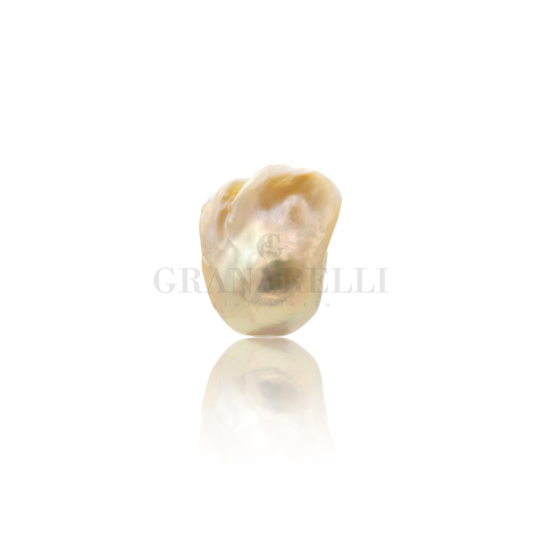 Mono Orecchino Perla Scaramazza in Oro Giallo-Orecchini-GioGio-Gioielleria Granarelli