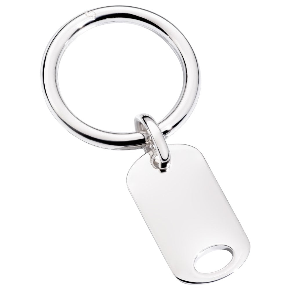 DoDo Portachiavi Piastrina in argento