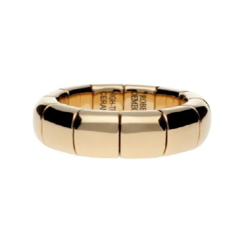 Anello Piccolo Ceramica Dorata Gialla