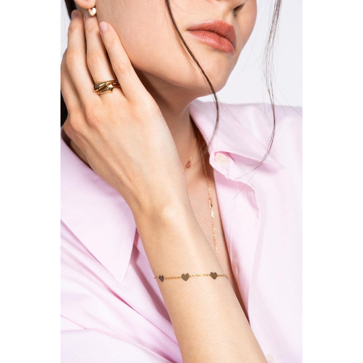 Braccialetto 5 Cuori-Bracciali-RUE DES MILLE-Gioielleria Granarelli