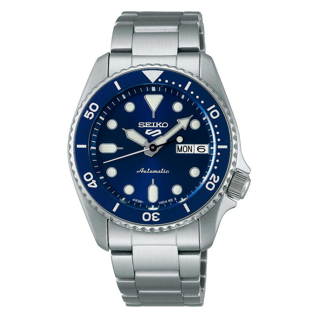 5 Sports Automatico Acciaio Blu 38mm