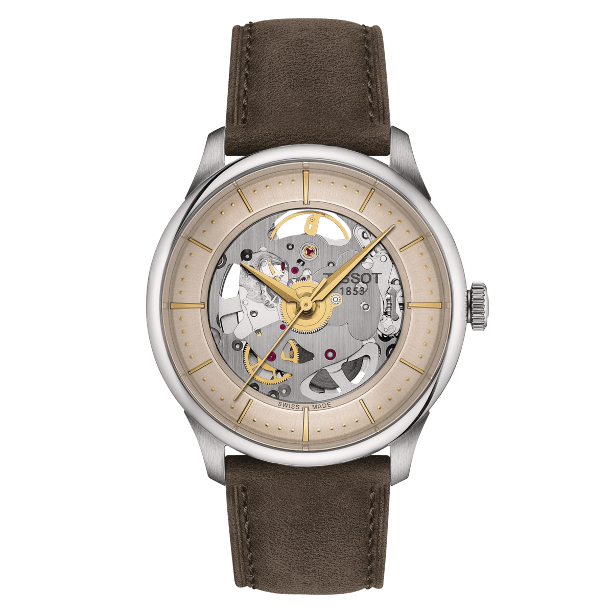 Chemin Des Tourelles Squelette Pelle Scheletrato-Orologi-TISSOT-Gioielleria Granarelli
