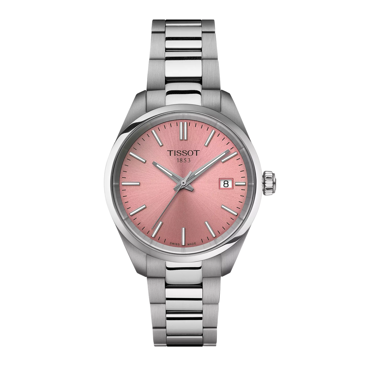 PR 100 34MM Rosa Acciaio-Orologi-TISSOT-Gioielleria Granarelli