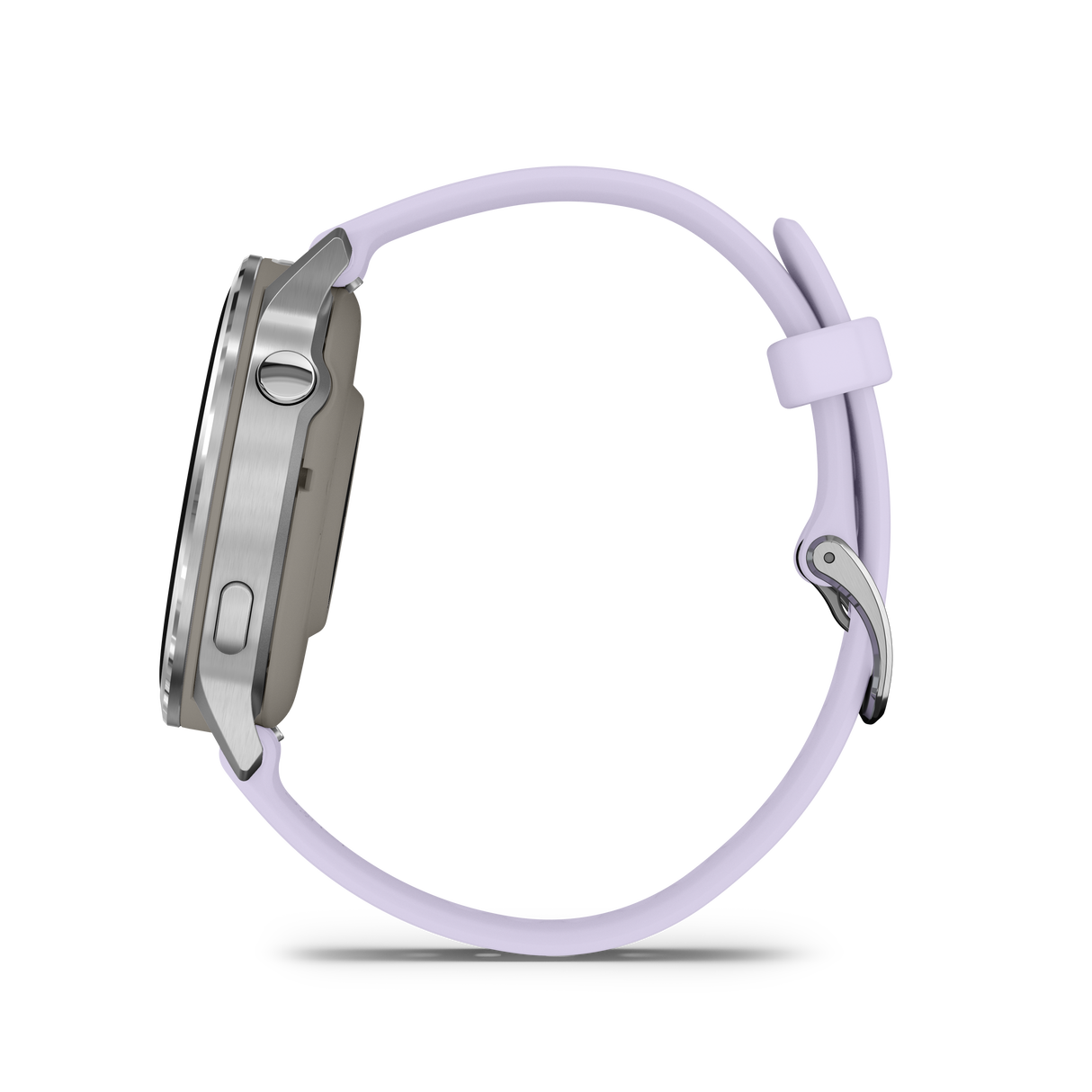 Venu® 4 - 41 mm Silver con cinturino in silicone Periwinkle