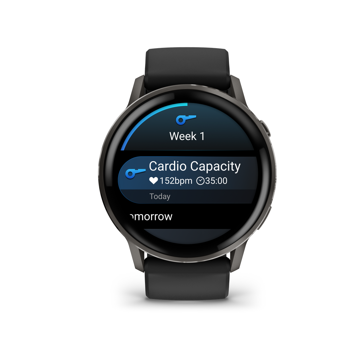 Venu® 4 - 45 mm Slate con Silicone, Black