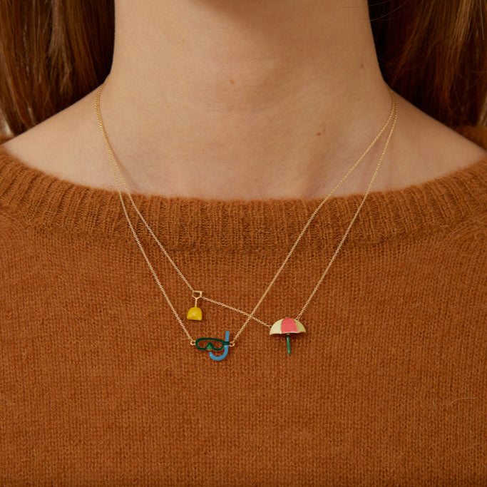 Collana Snorkeling Con Smalto-Girocolli-ALIITA-Gioielleria Granarelli