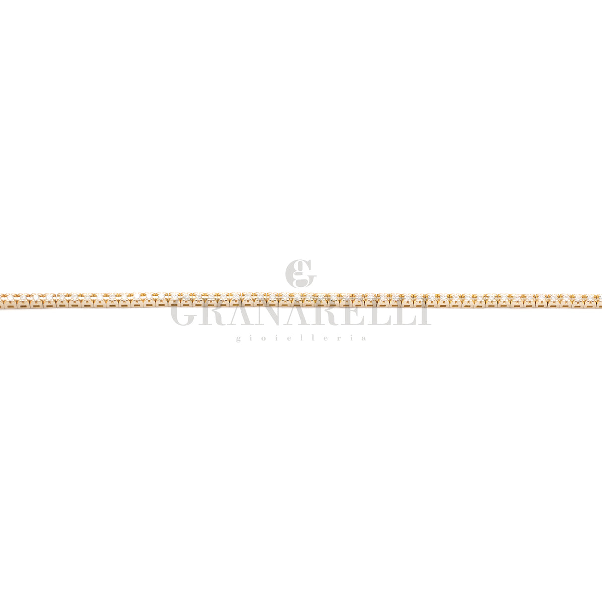 Bracciale Tennis Oro Rosa Diamanti Bianchi 0.50ct