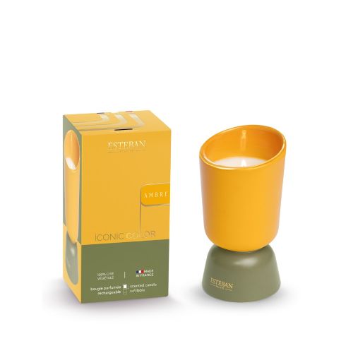Candela profumata Ambra 220gr-esteban-Gioielleria Granarelli