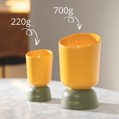 Candela profumata Neroli 700 gr-esteban-Gioielleria Granarelli