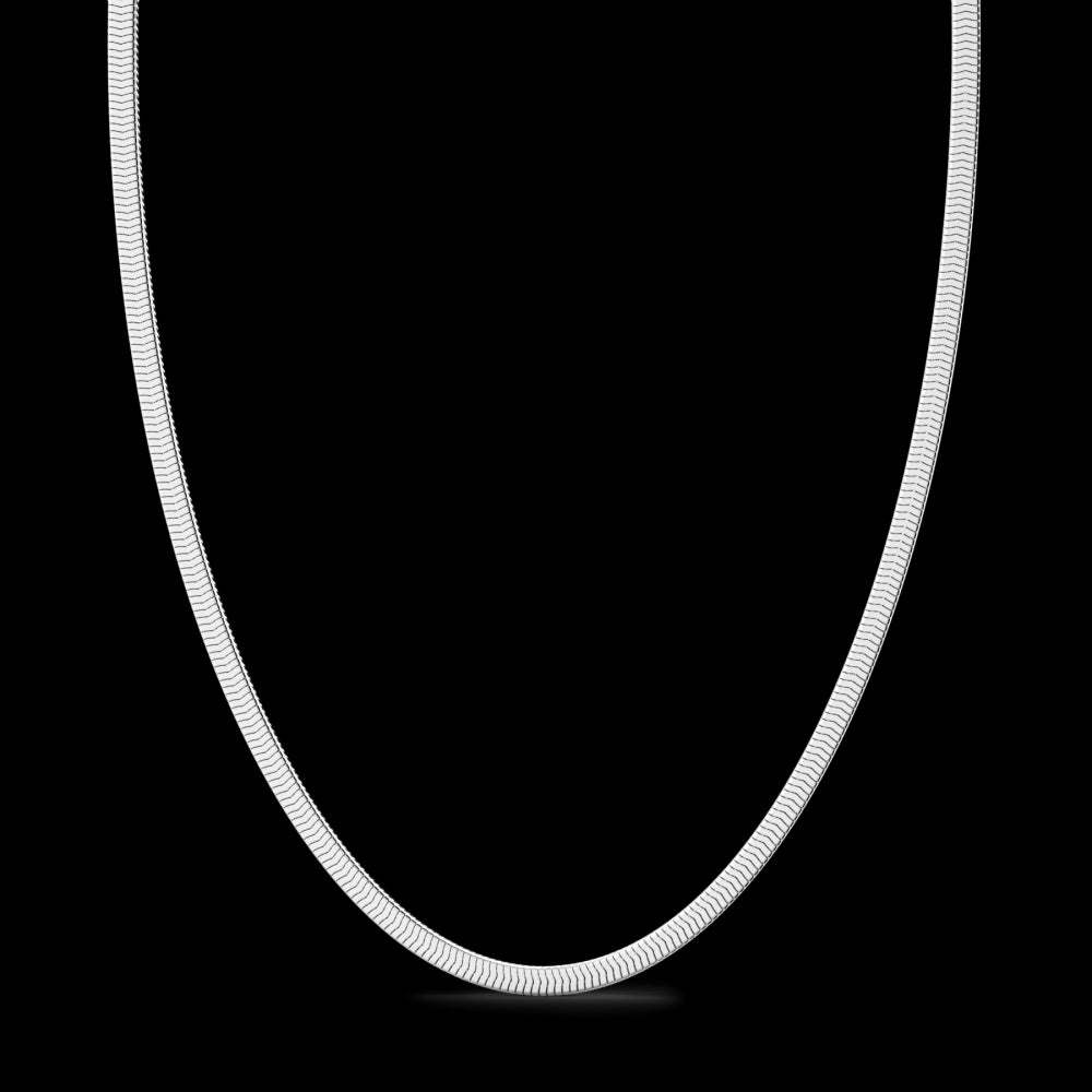 Collana a catena Zancan in argento ESC092-Girocolli-ZANCAN-Gioielleria Granarelli