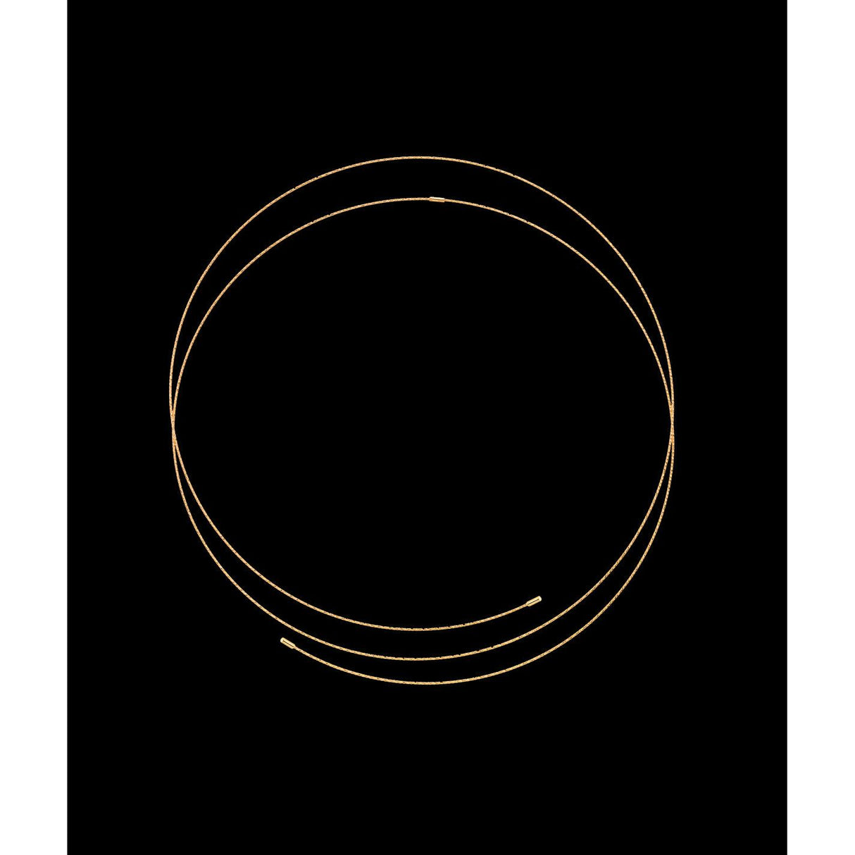 2 -file yellow angel gold necklace