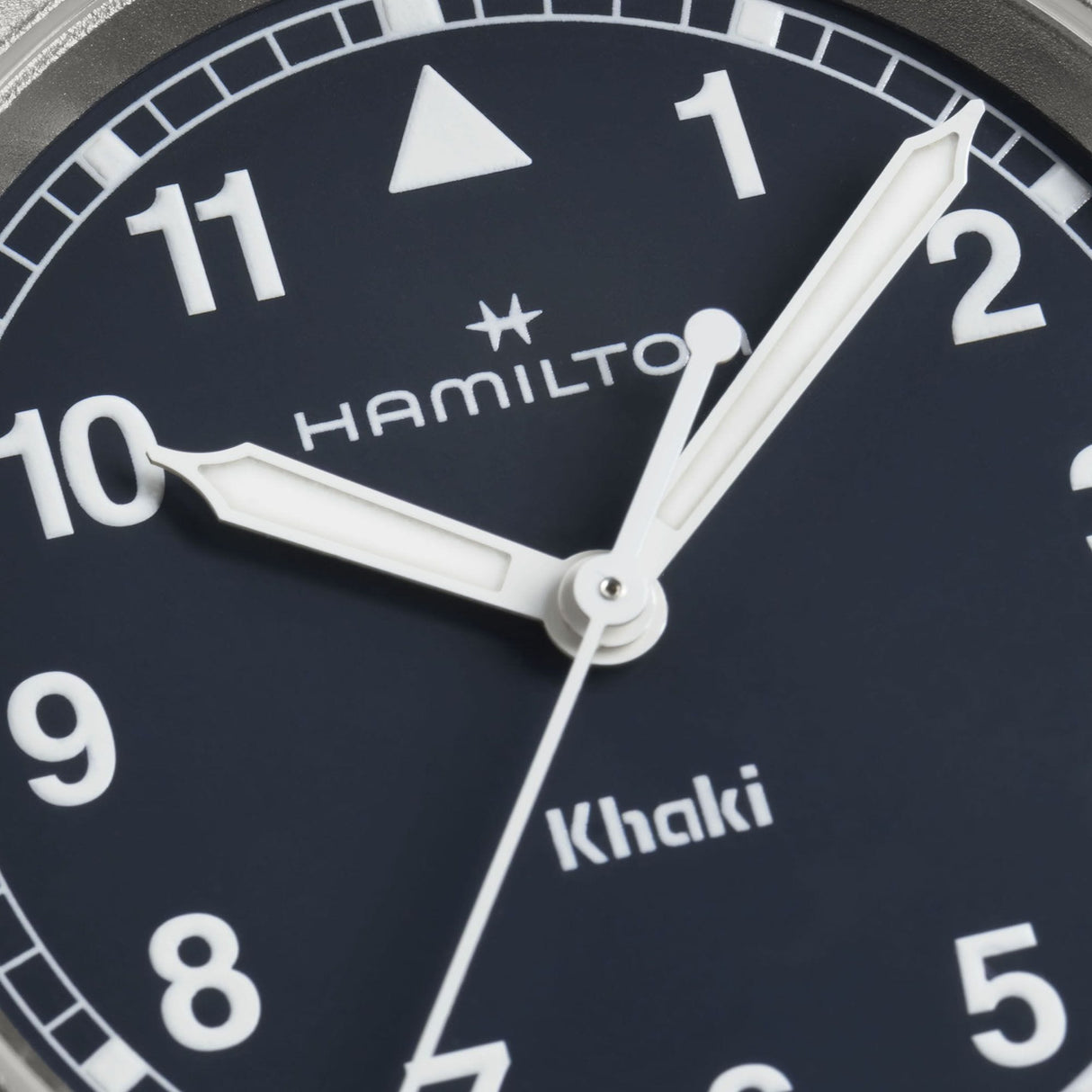 Khaki Field Quarzo Blu Acciaio 33mm-Orologi-HAMILTON-Gioielleria Granarelli