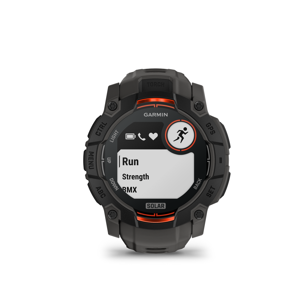 Instinct 3 – 50 mm, Solar Black-Orologi-GARMIN-Gioielleria Granarelli