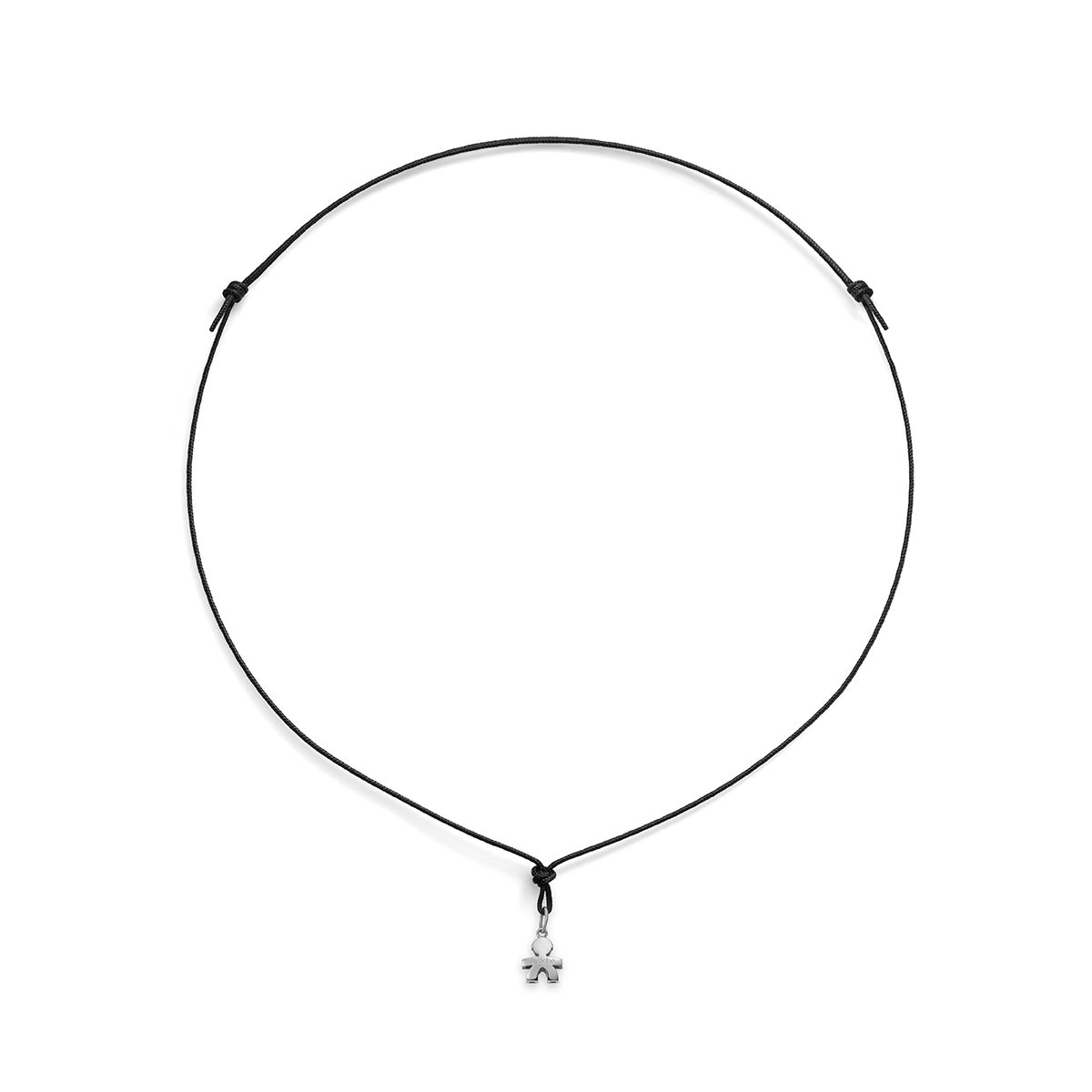 Ciondolo i Tesorini Mini Bimbo in Oro Bianco