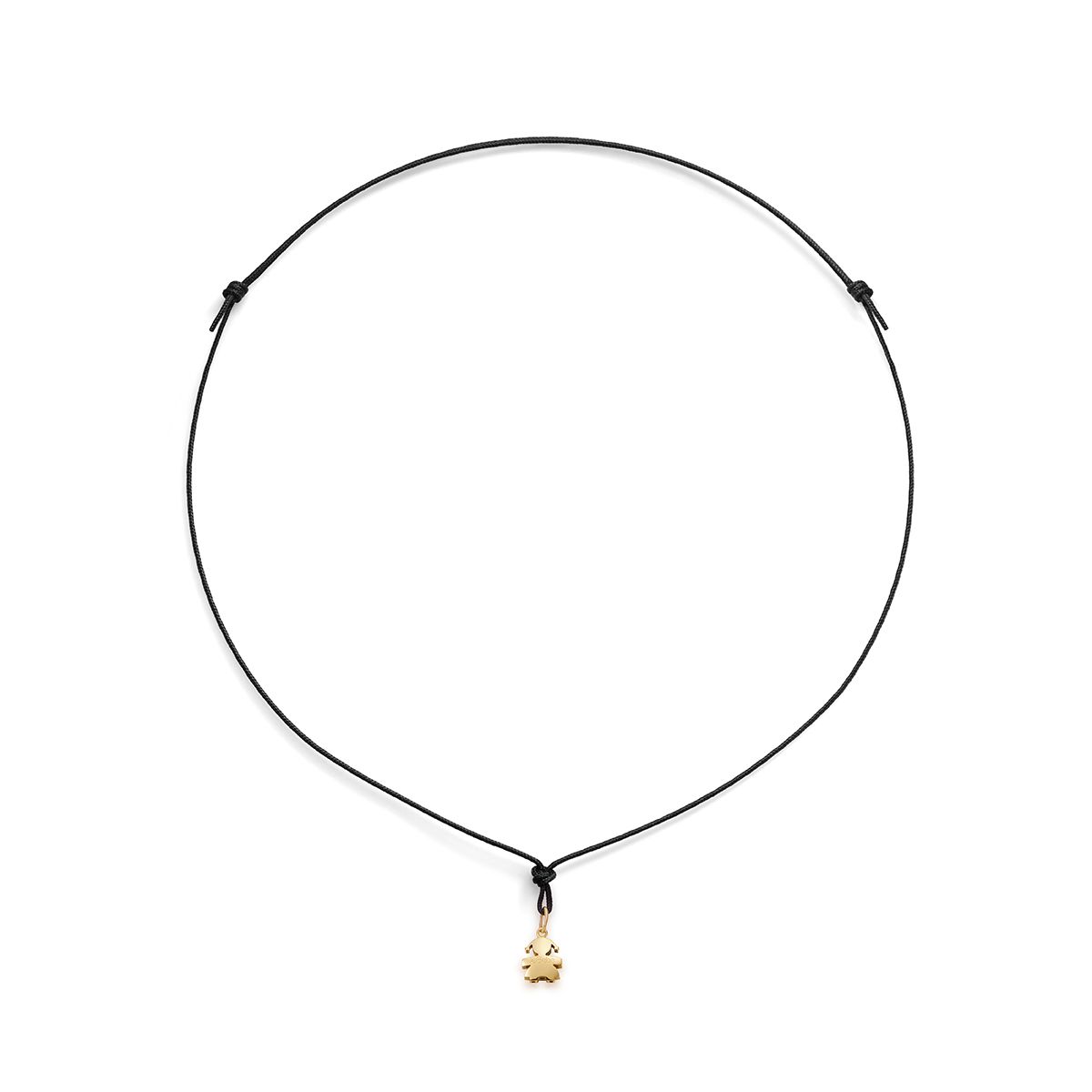 Ciondolo i Tesorini Mini Bimba in Oro Giallo