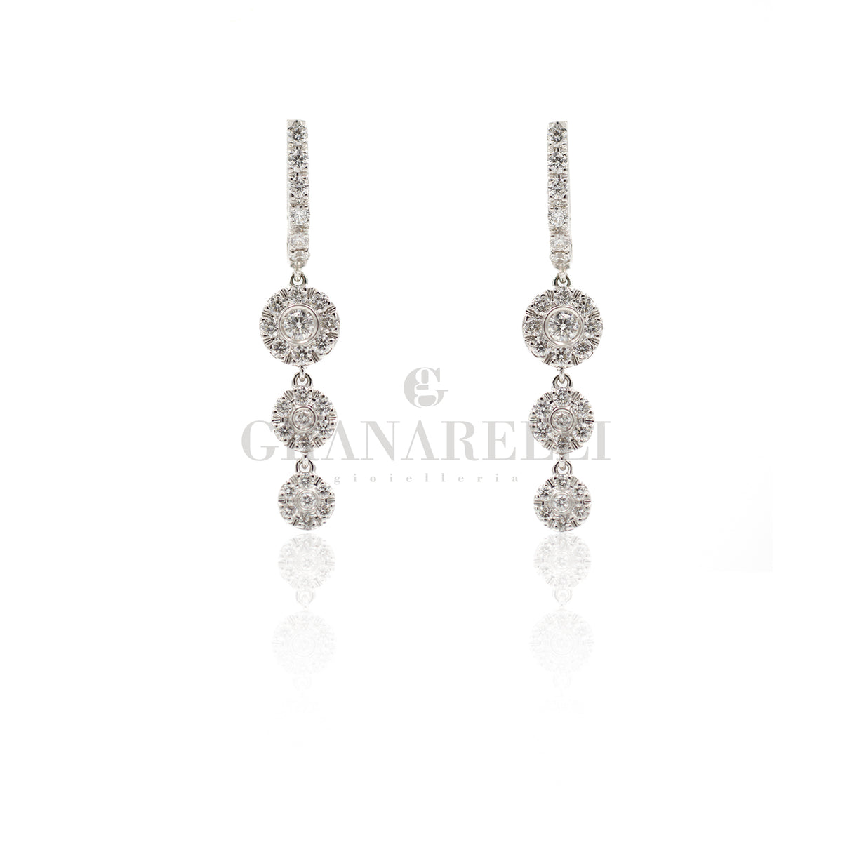 Boccole Fiore with rose gold diamonds