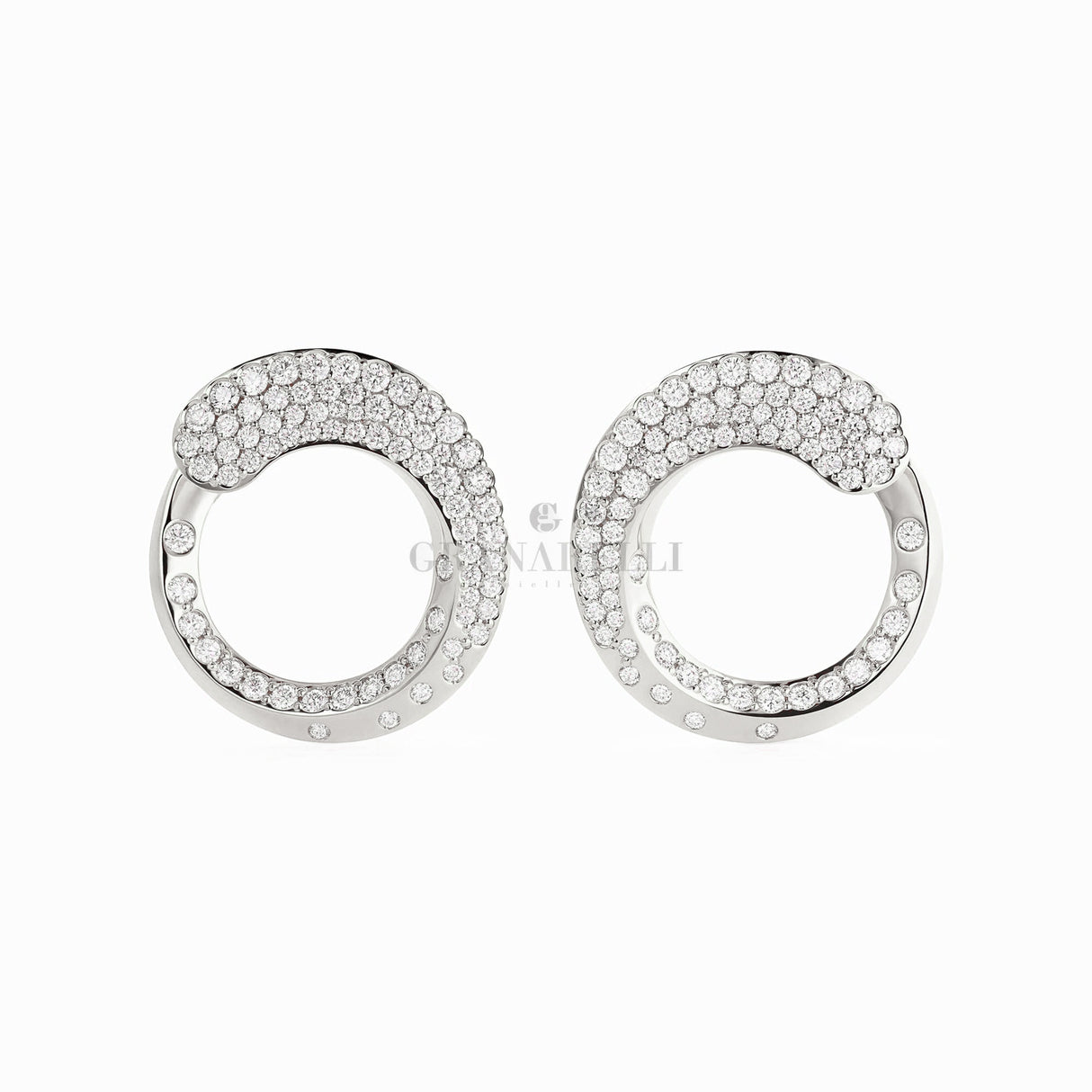 Orecchini Like Oro Bianco e Diamanti