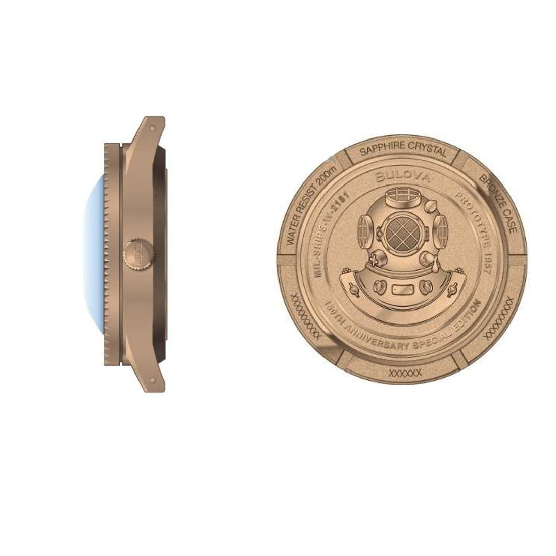 Bulova MIL-SHIPS Bronzo 150th Anniversary-Orologi-BULOVA-Gioielleria Granarelli