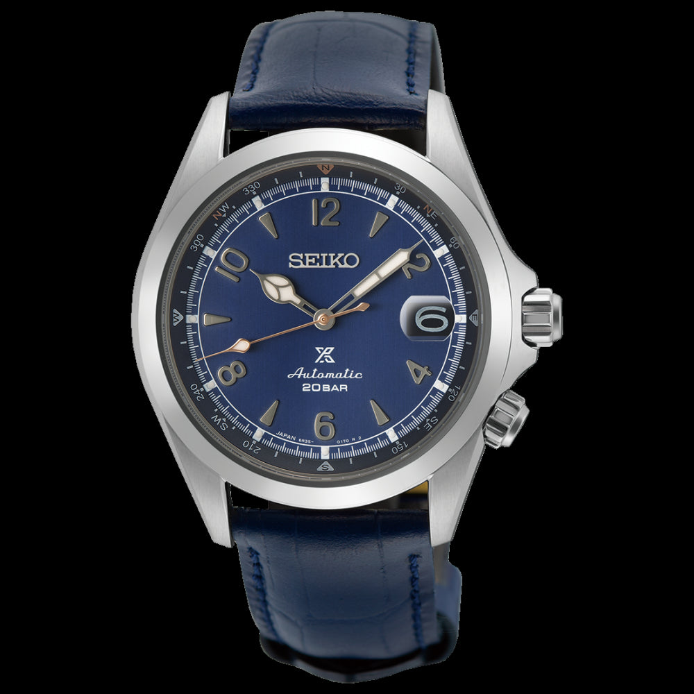 Prospex Alpinist Automatico Blu Pelle 39mm Edizione Limitata