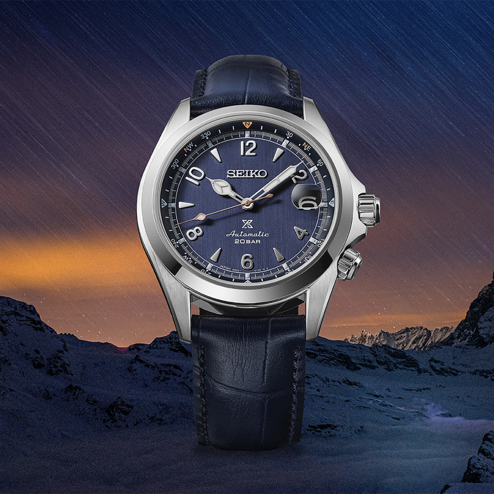Prospex Alpinist Automatico Blu Pelle 39mm Edizione Limitata