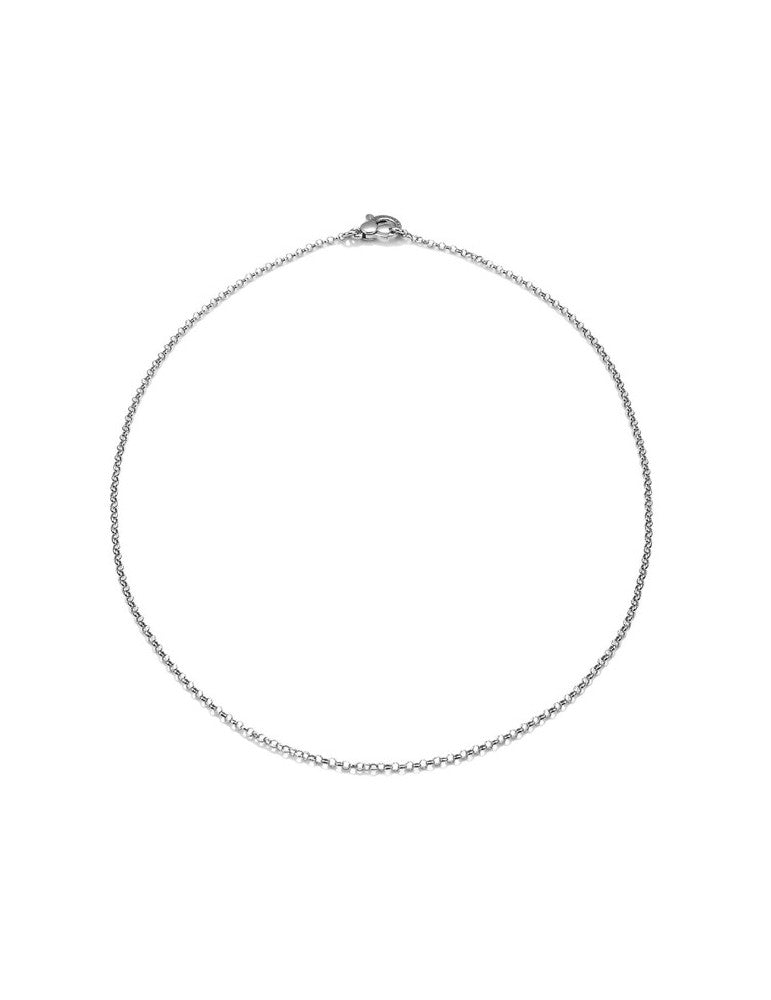 Collana Mini Rolò Argento cm 45