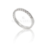 Anello Fedina Half Eternity Diamanti 0.44kt-Anelli-GRANARELLI-Gioielleria Granarelli