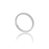 Anello Fedina Half Eternity Diamanti 0.42kt-Anelli-GRANARELLI-Gioielleria Granarelli