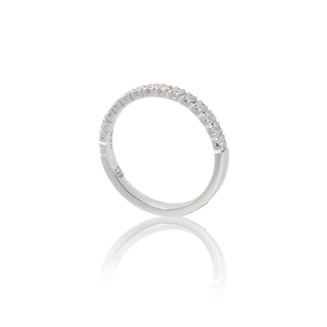 Anello Fedina Half Eternity Diamanti 0.44kt-Anelli-GRANARELLI-Gioielleria Granarelli