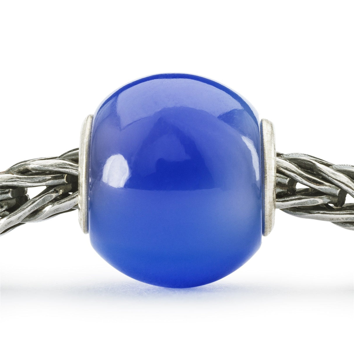 Agata Blu Scuro Rotonda-Beads-TROLLBEADS-Gioielleria Granarelli