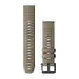 Cinturino QuickFit® 22 watch band- dark sandstone silicone-Cinturino-GARMIN-Gioielleria Granarelli