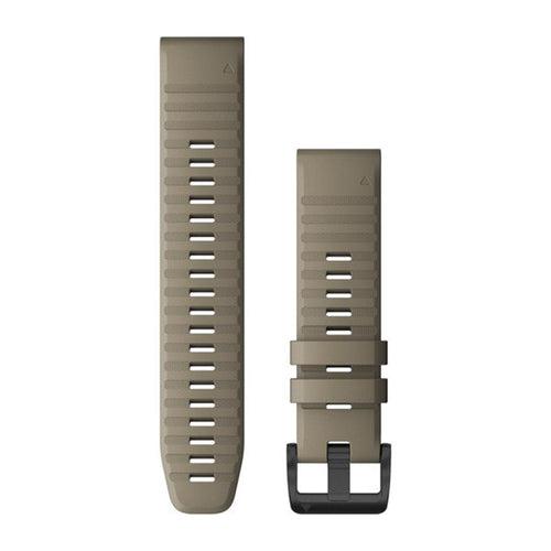 Cinturino QuickFit® 22 watch band- dark sandstone silicone-Cinturino-GARMIN-Gioielleria Granarelli